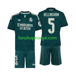 Billige Fotballdrakter Real Madrid Jude Bellingham 5 Barn Bortedrakt 2026-2027 Kortermet