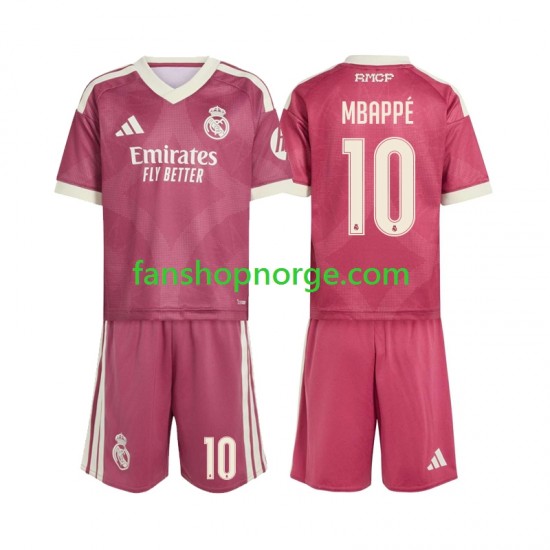Billige Fotballdrakter Real Madrid Mbappé Kylian 10 Barn Tredjedrakt 2026-2027 Kortermet