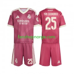 Billige Fotballdrakter Real Madrid Yan Diomande 25 Barn Tredjedrakt 2026-2027 Kortermet