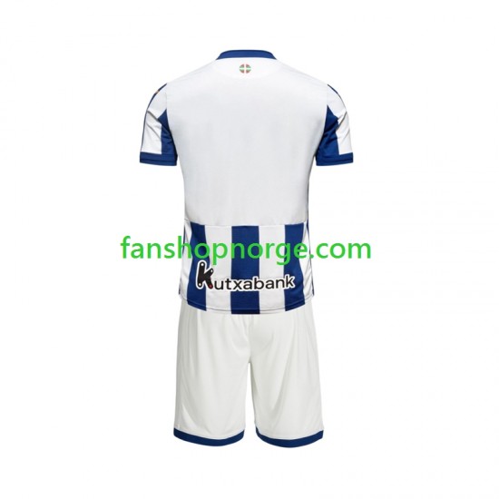 Billige Fotballdrakter Real Sociedad Barn Hjemmedrakt 2026-2027 Kortermet