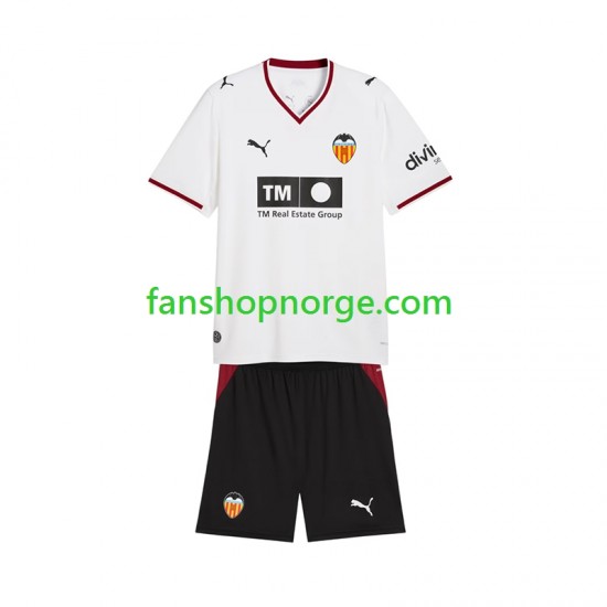 Billige Fotballdrakter Valencia CF Barn Hjemmedrakt 2026-2027 Kortermet