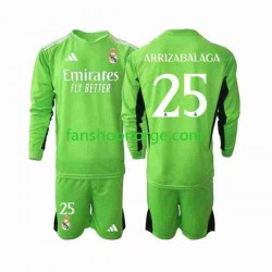 Billige Fotballdrakter Real Madrid Kepa Arrizabalaga 25 Keeper Barn Hjemmedrakt 2023-2024 Langermet