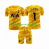 Billige Fotballdrakter Tottenham Hotspur Hugo Orangecolor Keeper Barn Bortedrakt 2023-2024 Kortermet
