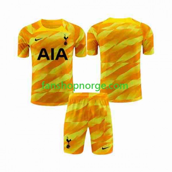 Billige Fotballdrakter Tottenham Hotspur Orangecolor Keeper Barn Bortedrakt 2023-2024 Kortermet