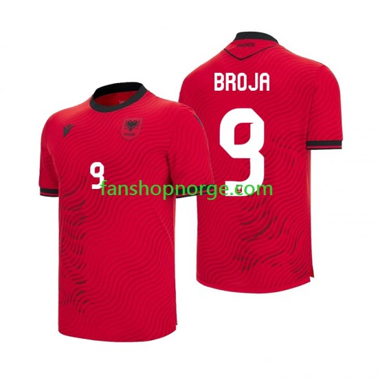Billige Fotballdrakter Albania Armando Broja 9 Herre Hjemmedrakt World Cup 2026 Kortermet