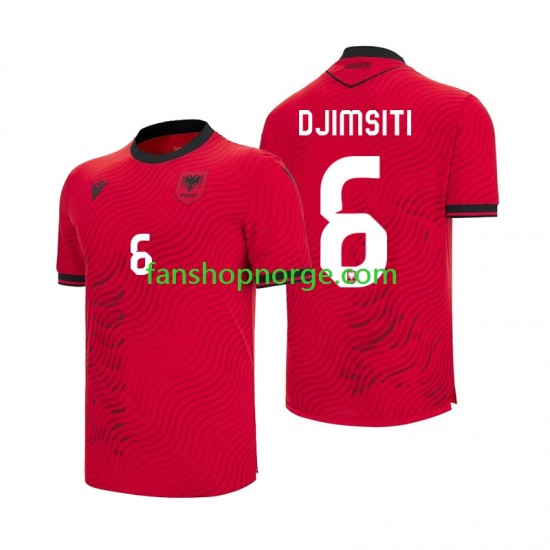 Billige Fotballdrakter Albania Berat Djimsiti 6 Herre Hjemmedrakt World Cup 2026 Kortermet