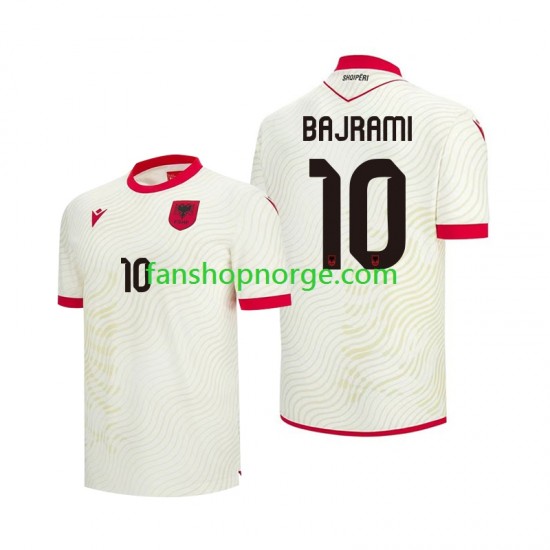 Billige Fotballdrakter Albania Nedim Bajrami 10 Herre Bortedrakt World Cup 2026 Kortermet