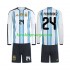 Billige Fotballdrakter Argentina Enzo Fernandez 24 Barn Hjemmedrakt World Cup 2026 Langermet