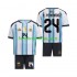 Billige Fotballdrakter Argentina Enzo Fernandez 24 Barn Hjemmedrakt World Cup 2026 Kortermet