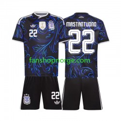 Billige Fotballdrakter Argentina Franco Mastantuono 22 Barn Bortedrakt World Cup 2026 Kortermet