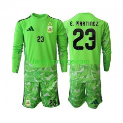 Billige Fotballdrakter Argentina Emiliano Martinez 23 Keeper Barn Tredjedrakt World Cup 2026 Langermet