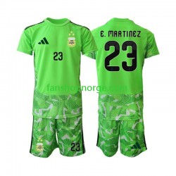Billige Fotballdrakter Argentina Emiliano Martinez 23 Keeper Barn Tredjedrakt World Cup 2026 Kortermet