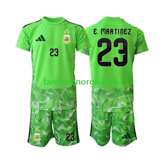 Billige Fotballdrakter Argentina Emiliano Martinez 23 Keeper Barn Tredjedrakt World Cup 2026 Kortermet