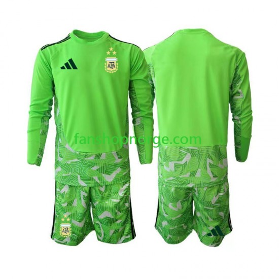 Billige Fotballdrakter Argentina Keeper Barn Tredjedrakt World Cup 2026 Langermet