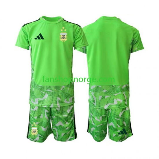 Billige Fotballdrakter Argentina Keeper Barn Tredjedrakt World Cup 2026 Kortermet