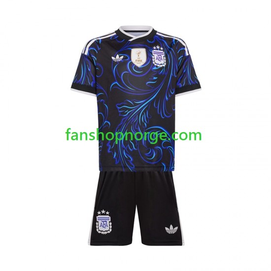 Billige Fotballdrakter Argentina Barn Bortedrakt World Cup 2026 Kortermet