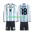 Billige Fotballdrakter Argentina Nico Paz 18 Barn Hjemmedrakt World Cup 2026 Langermet
