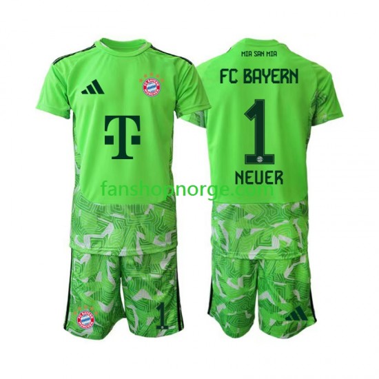 Billige Fotballdrakter FC Bayern München Manuel Neuer 1 Keeper Barn Hjemmedrakt 2026-2027 Kortermet