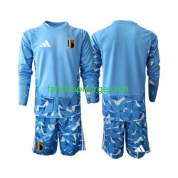 Billige Fotballdrakter Belgia Keeper Barn Hjemmedrakt World Cup 2026 Langermet