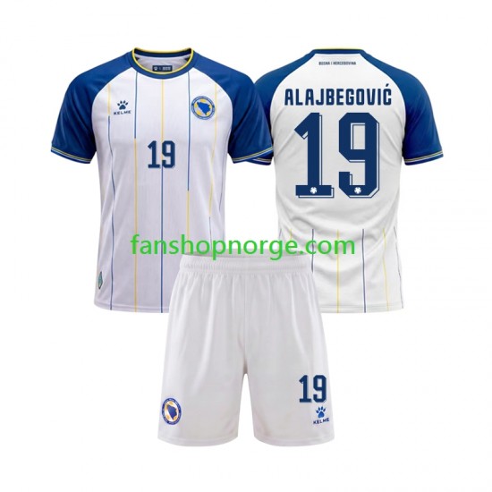 Billige Fotballdrakter Bosnia Hercegovina Kerim Alajbegovic 19 Barn Bortedrakt World Cup 2026 Kortermet
