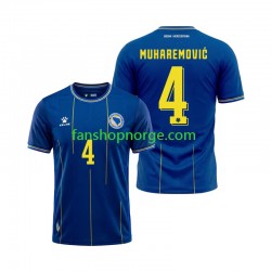 Billige Fotballdrakter Bosnia Hercegovina Tarik Muharemovic 4 Herre Hjemmedrakt World Cup 2026 Kortermet