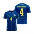 Billige Fotballdrakter Bosnia Hercegovina Tarik Muharemovic 4 Herre Hjemmedrakt World Cup 2026 Kortermet