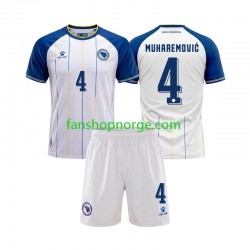Billige Fotballdrakter Bosnia Hercegovina Tarik Muharemovic 4 Barn Bortedrakt World Cup 2026 Kortermet