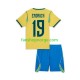 Billige Fotballdrakter Brasil Endrick 19 Barn Hjemmedrakt World Cup 2026 Kortermet