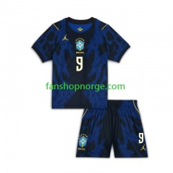 Billige Fotballdrakter Brasil Matheus Cunha 9 Chidlren Bortedrakt World Cup 2026 Kortermet