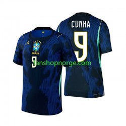 Billige Fotballdrakter Brasil Matheus Cunha 9 Herre Bortedrakt World Cup 2026 Kortermet