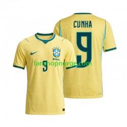 Billige Fotballdrakter Brasil Matheus Cunha 9 Herre Hjemmedrakt World Cup 2026 Kortermet