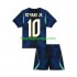 Billige Fotballdrakter Brasil Neymar JR 10 Barn Bortedrakt World Cup 2026 Kortermet