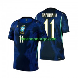 Billige Fotballdrakter Brasil Raphinha 11 Herre Bortedrakt World Cup 2026 Kortermet