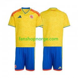 Billige Fotballdrakter Colombia Barn Hjemmedrakt World Cup 2026 Kortermet