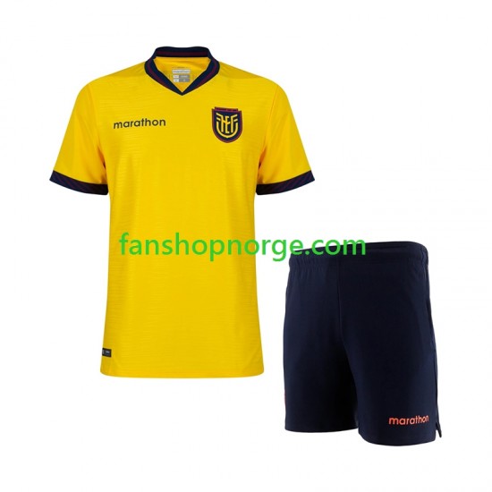 Billige Fotballdrakter Ecuador Barn Hjemmedrakt World Cup 2026 Kortermet