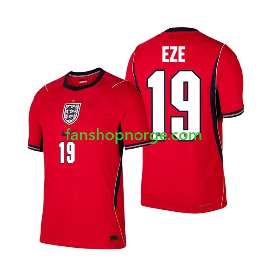 Billige Fotballdrakter England Eberechi Eze 19 Herre Bortedrakt World Cup 2026 Kortermet