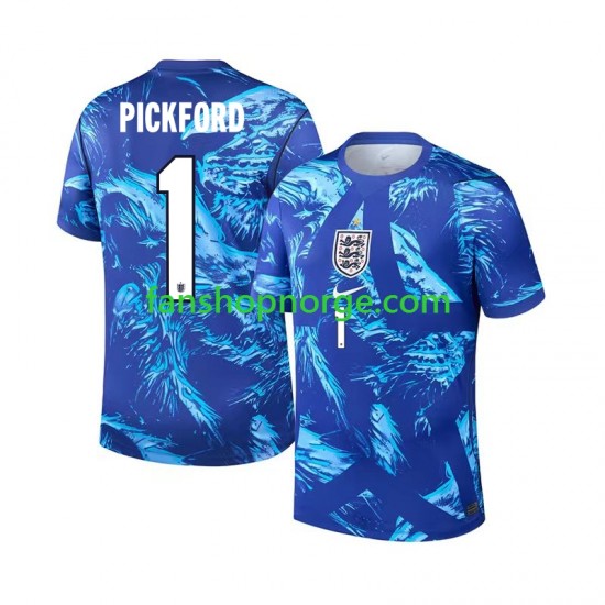 Billige Fotballdrakter England Jordan Pickford 1 Keeper Herre Tredjedrakt World Cup 2026 Kortermet