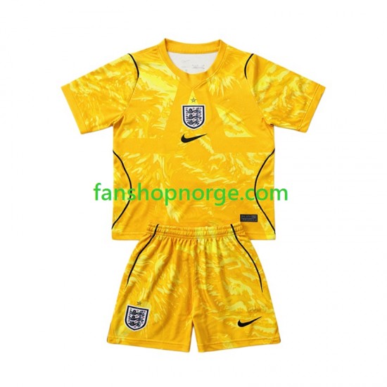 Billige Fotballdrakter England Keeper Barn Fjerdedrakt World Cup 2026 Kortermet