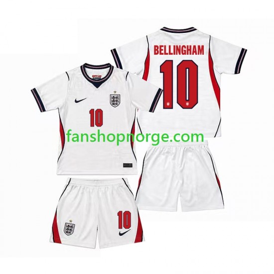 Billige Fotballdrakter England Jude Bellingham 10 Barn Hjemmedrakt World Cup 2026 Kortermet