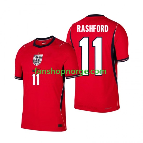 Billige Fotballdrakter England Marcus Rashford 11 Herre Bortedrakt World Cup 2026 Kortermet