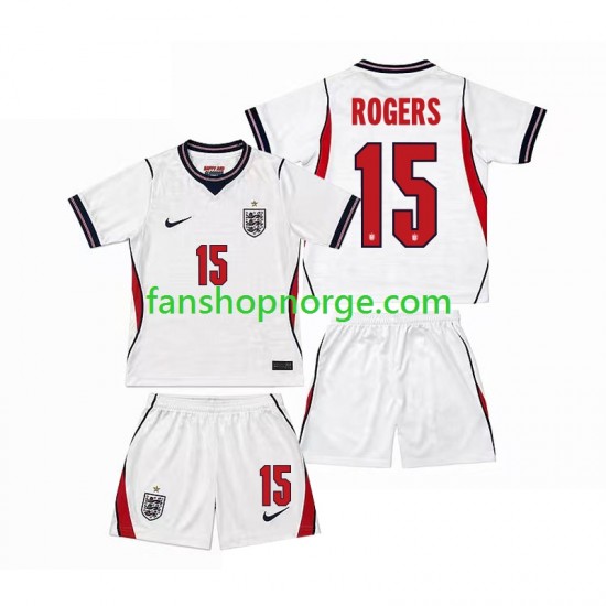 Billige Fotballdrakter England Morgan Rogers 15 Barn Hjemmedrakt World Cup 2026 Kortermet