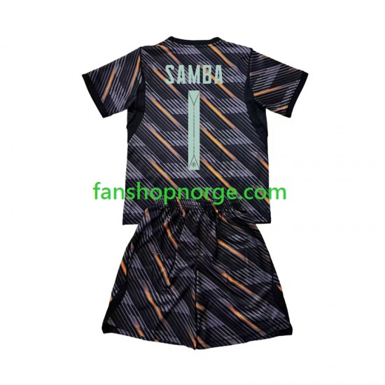 Billige Fotballdrakter Frankrike Brice Samba 1 Keeper Barn Hjemmedrakt World Cup 2026 Kortermet