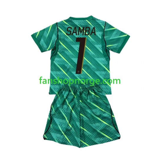 Billige Fotballdrakter Frankrike Brice Samba 1 Keeper Barn Tredjedrakt World Cup 2026 Kortermet