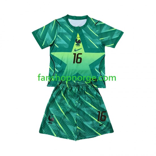 Billige Fotballdrakter Frankrike Mike Maignan 16 Keeper Barn Tredjedrakt World Cup 2026 Kortermet