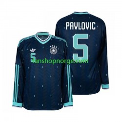 Billige Fotballdrakter Tyskland Aleksandar Pavlovic 5 Herre Bortedrakt World Cup 2026 Langermet