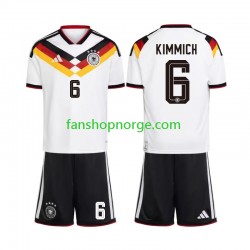 Billige Fotballdrakter Tyskland Joshua Kimmich 6 Barn Hjemmedrakt World Cup 2026 Kortermet