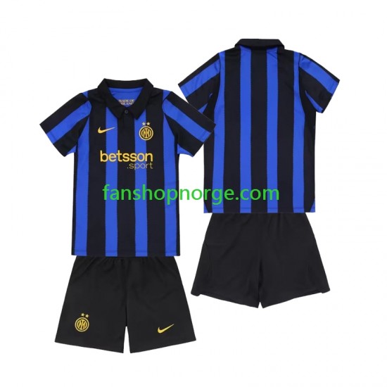 Billige Fotballdrakter Inter Milan Barn Hjemmedrakt 2026-2027 Kortermet