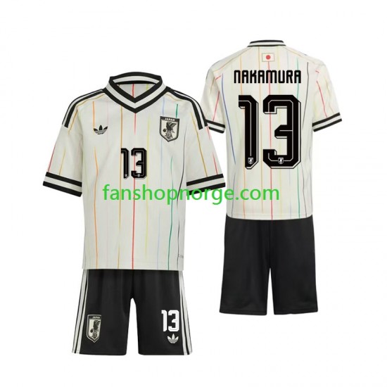 Billige Fotballdrakter Japan Keito Nakamura 13 Barn Bortedrakt World Cup 2026 Kortermet