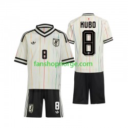 Billige Fotballdrakter Japan Kubo 8 Barn Bortedrakt World Cup 2026 Kortermet