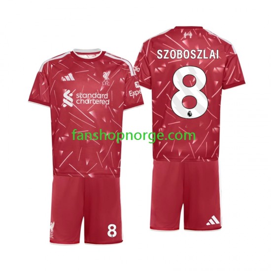 Billige Fotballdrakter Liverpool Dominik Szoboszlai 8 Barn Hjemmedrakt 2026-2027 Kortermet
